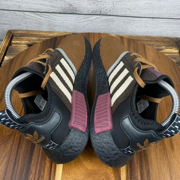 Adidas Women's Brown and Black Sneakers - Picture 9 of 12